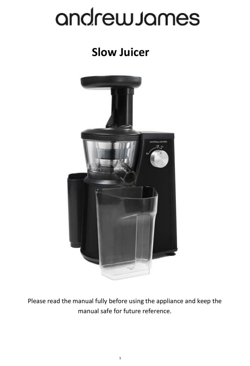 Andrew James Slow Juicer User manual