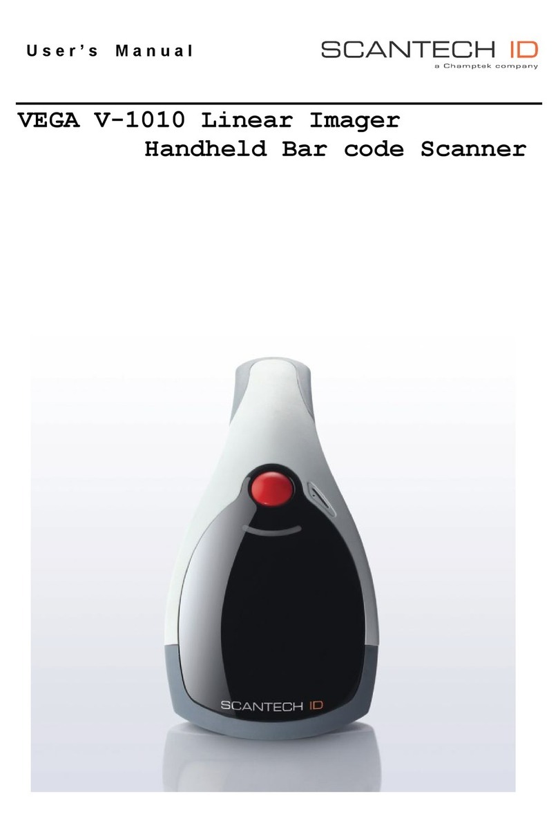 Scantech Vega V-1010 User manual
