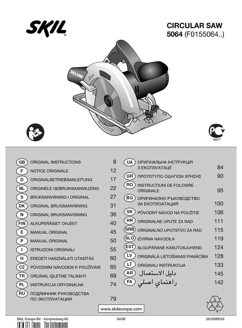 Skil Skilsaw 5064 User manual Skil Skilsaw 5064 User manual