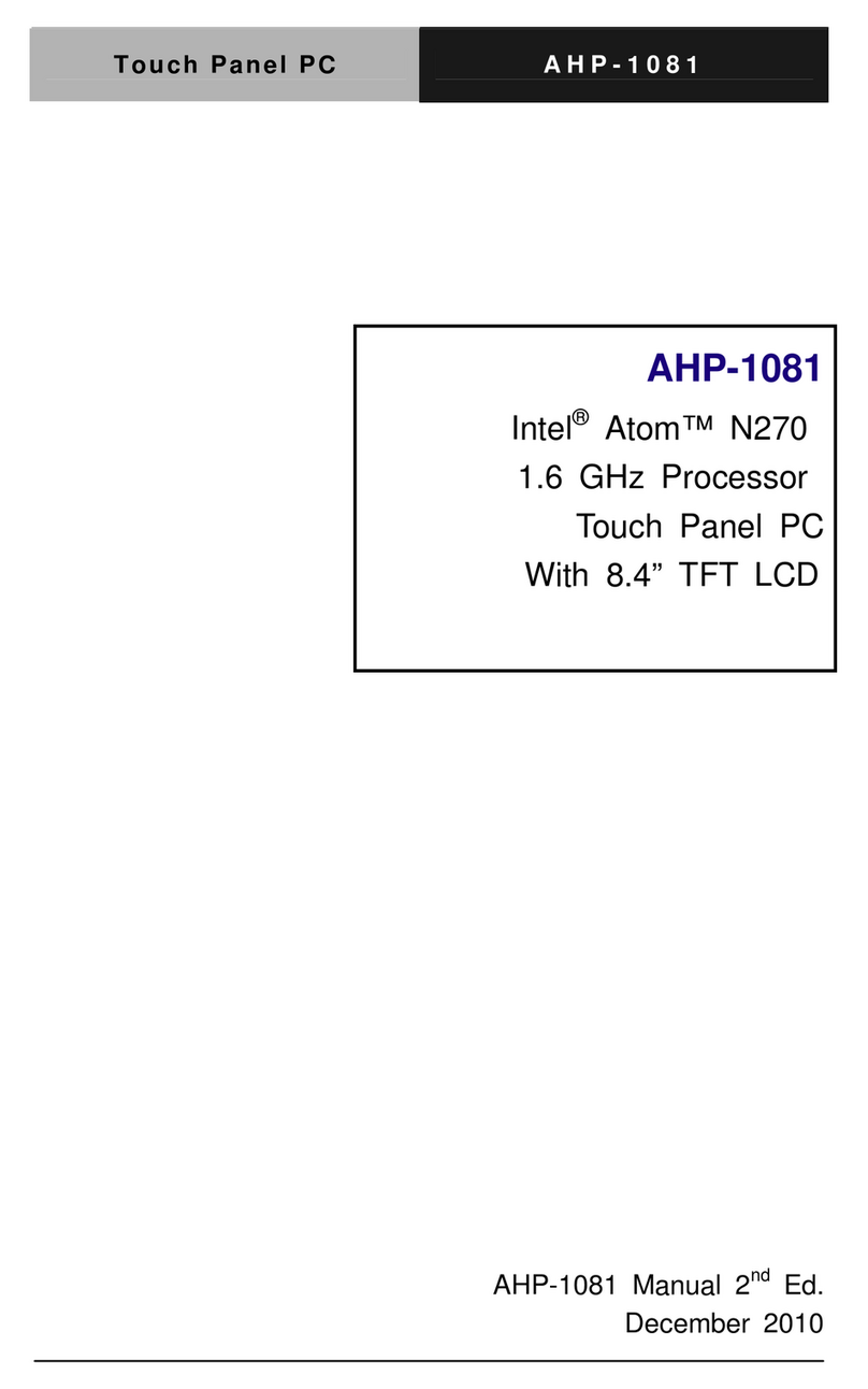 Aaeon AHP-1081 User manual