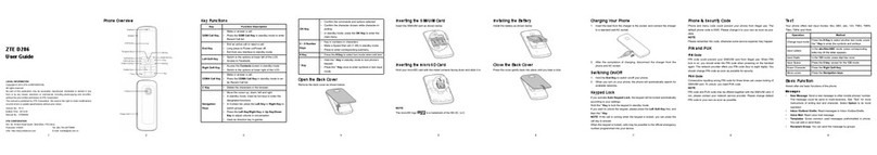 Zte D286 User manual