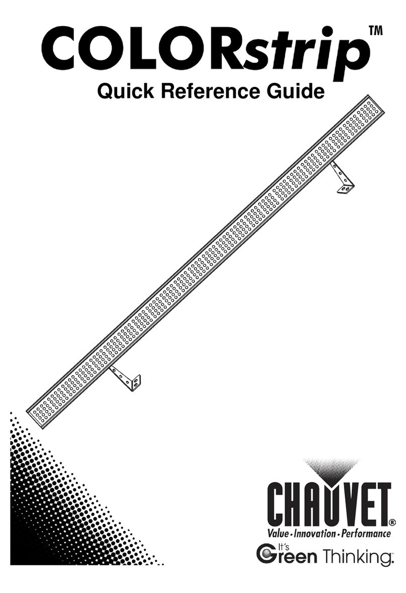 Chauvet COLORstrip User manual