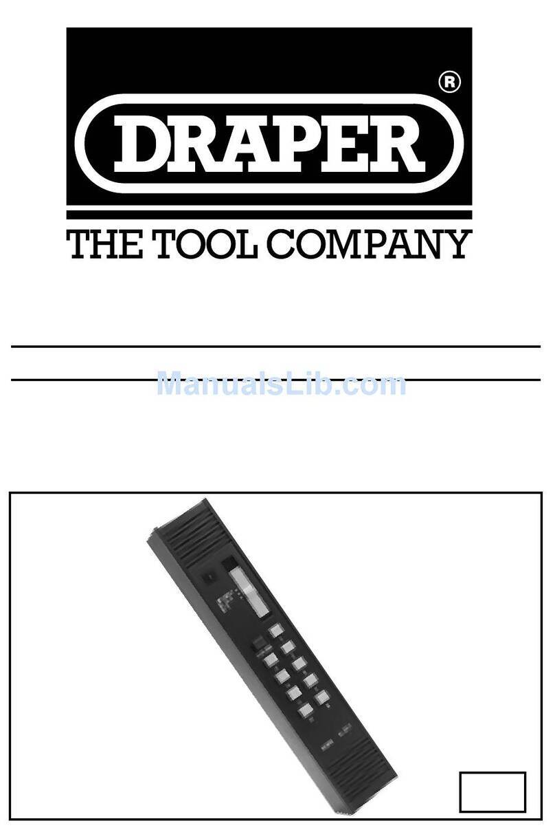 Draper 55075 User manual