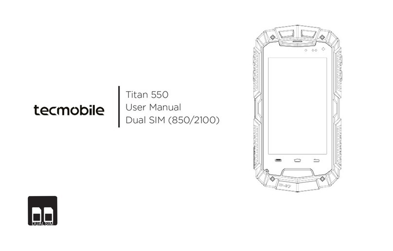 Tecmobile Titan 550 User manual Tecmobile Titan 550 User manual