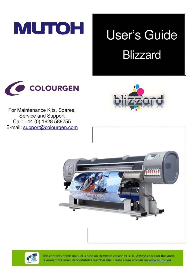 MUTOH Blizzard User manual