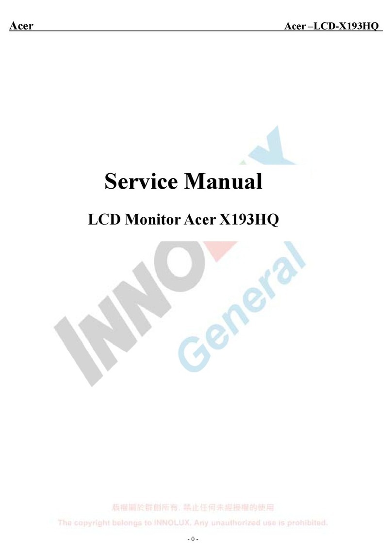 Acer LCD-X193HQ User manual