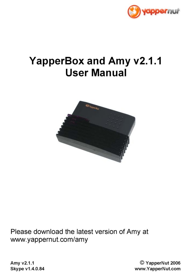 Yappernut YapperBox and Amy user manual
