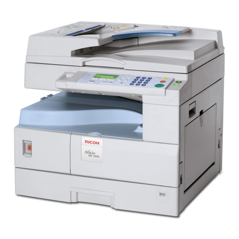 Aficio MP1900 User manual