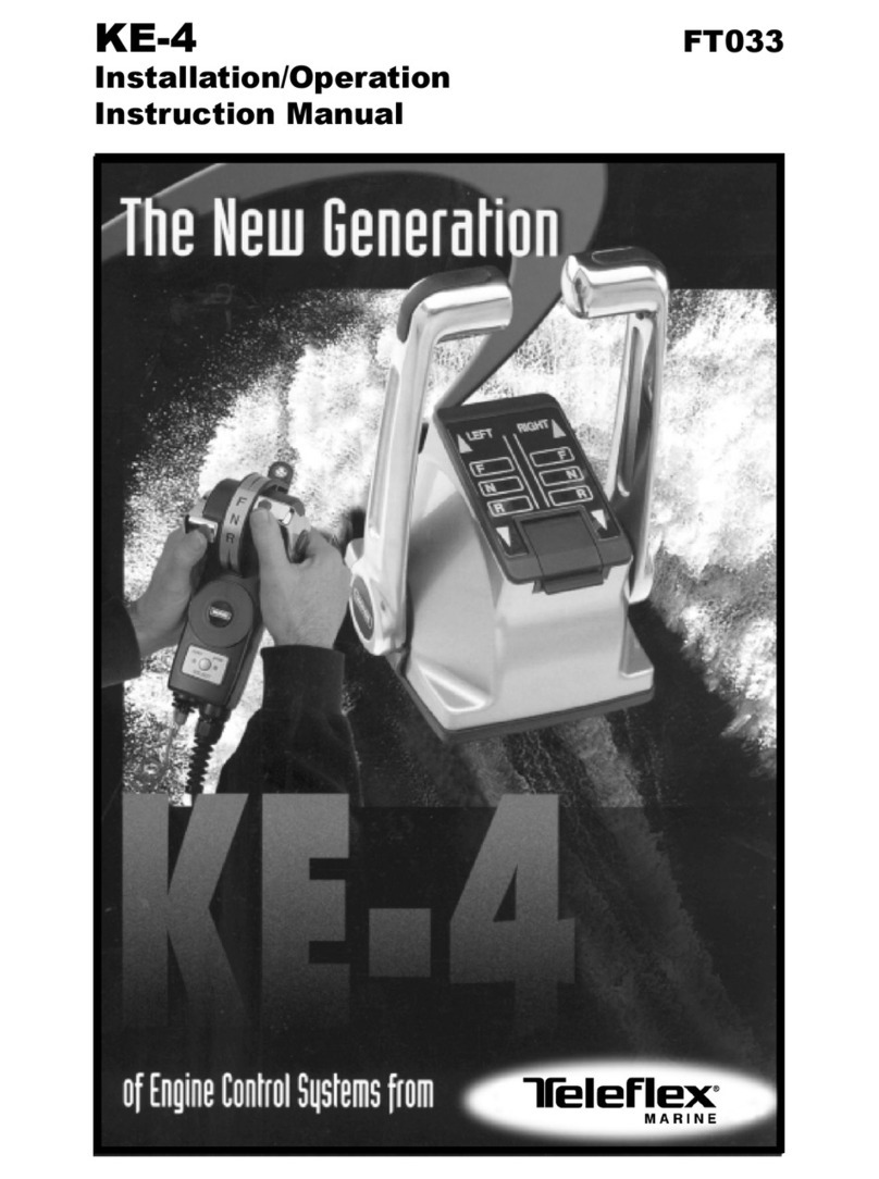 Teleflex Marine KE-4 Installation/operation instruction manual