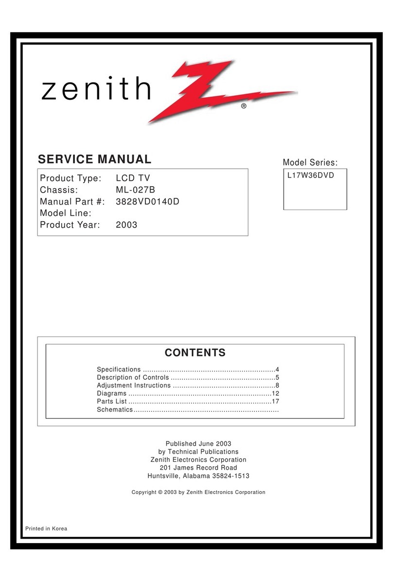 Zenith L17W36DVD User manual