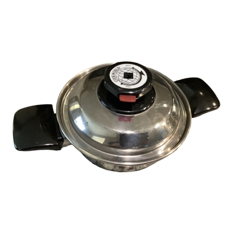 CookWorld WATERLESS AND NUTRITIONAL COOKWARE Instruction book