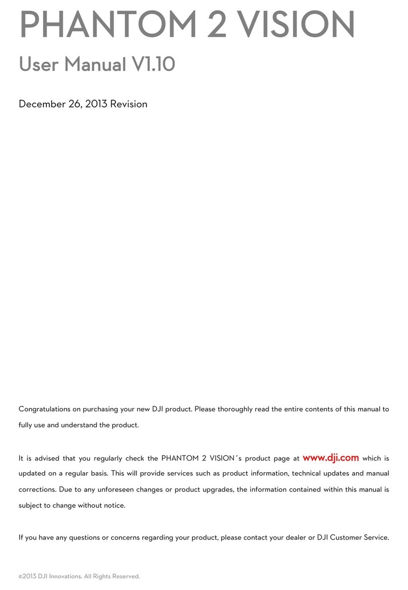 dji Phantom 2 Vision + User manual