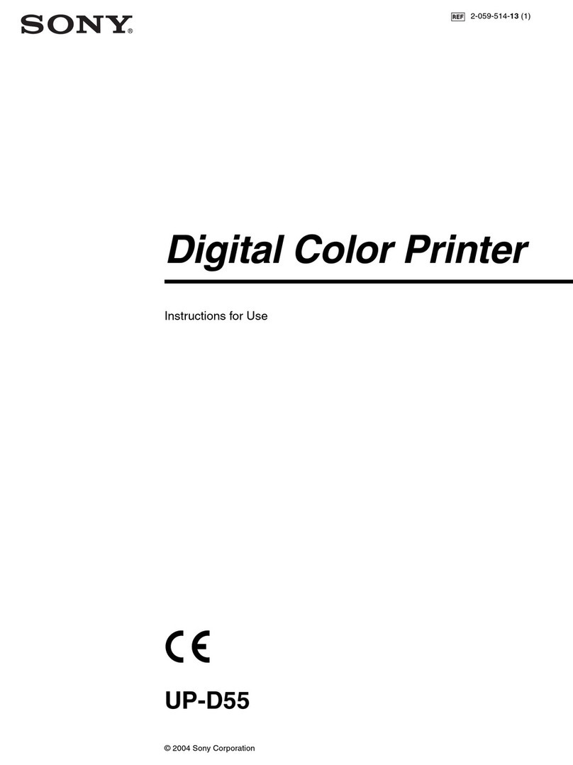 Sony UP-D55 Instructions for use
