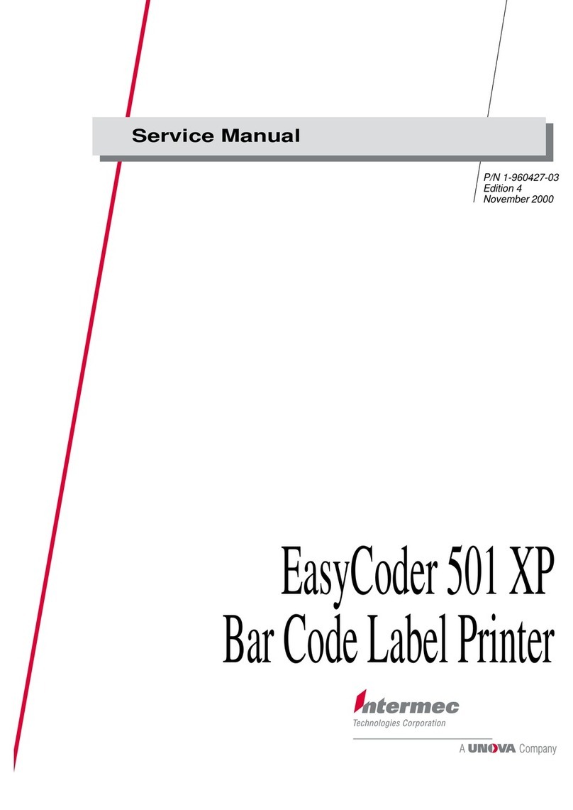 Intermec EasyCoder 501XP User manual