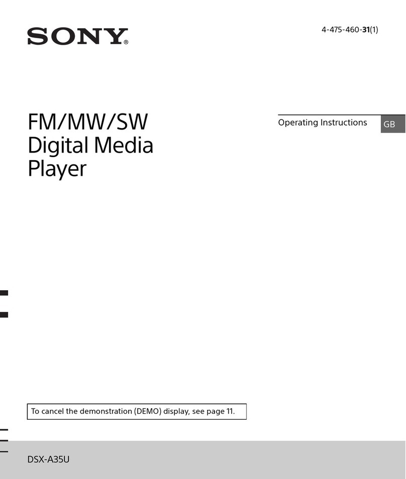 Sony DSX-A35U User manual
