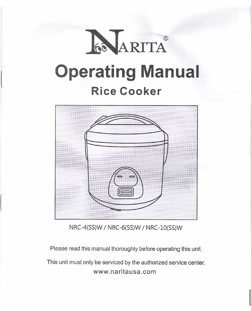 Narita NRC-4(SS)W operating manual