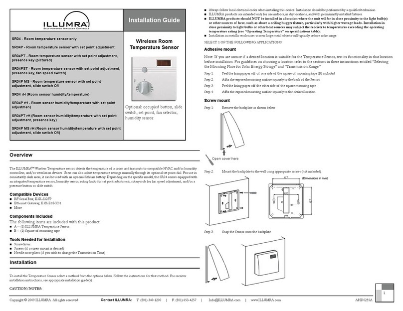 Illumra SR04 User manual