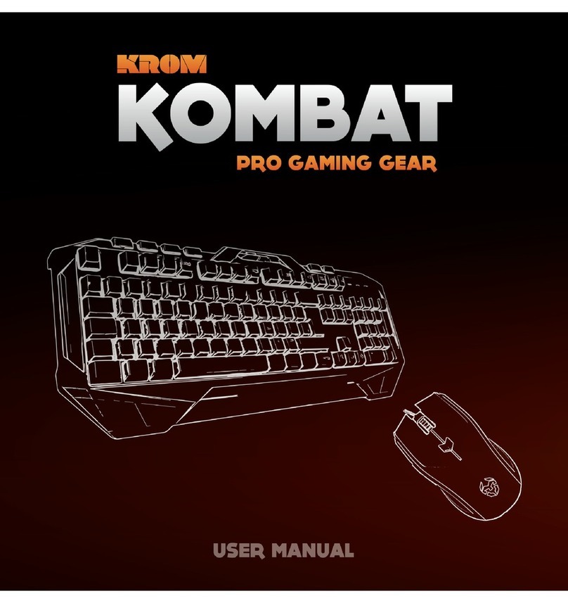 KROM KOMBAT User manual