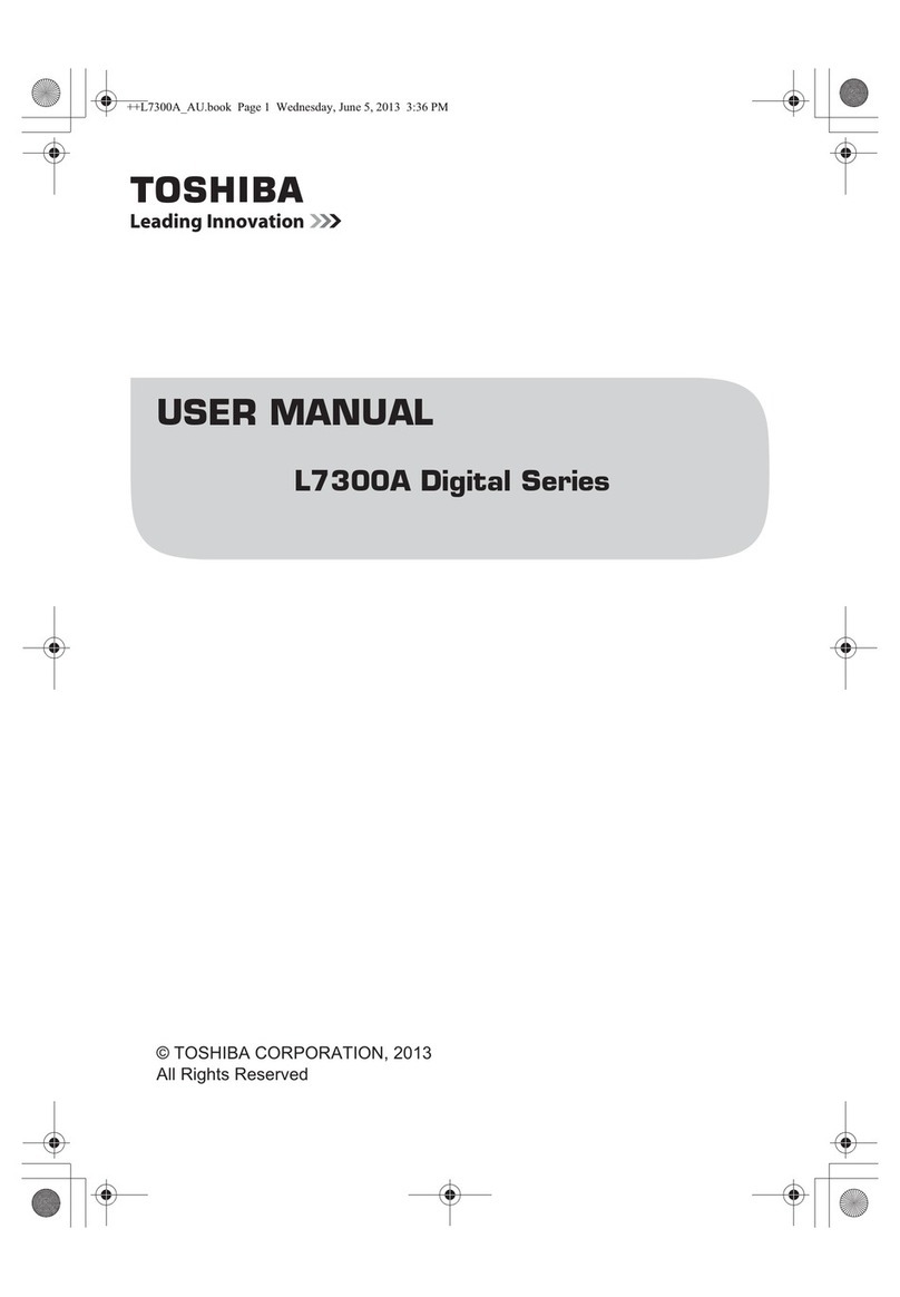Toshiba L7300A Digital Series user manual