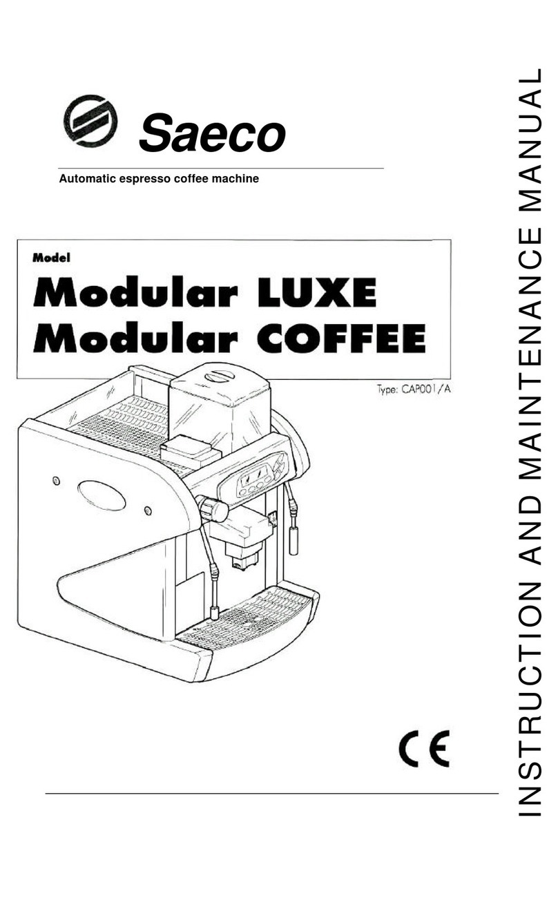 Saeco Modular Coffee Instructions for use