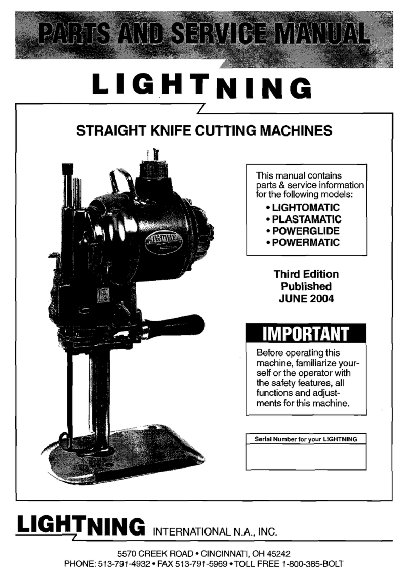 Lightning Lightomatic Parts and service manual