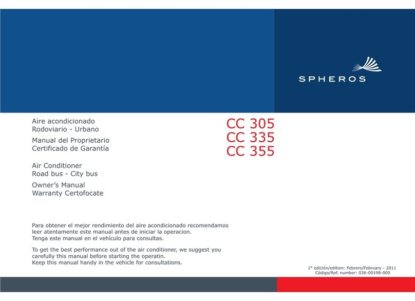 Spheros CC 305 owner's manual