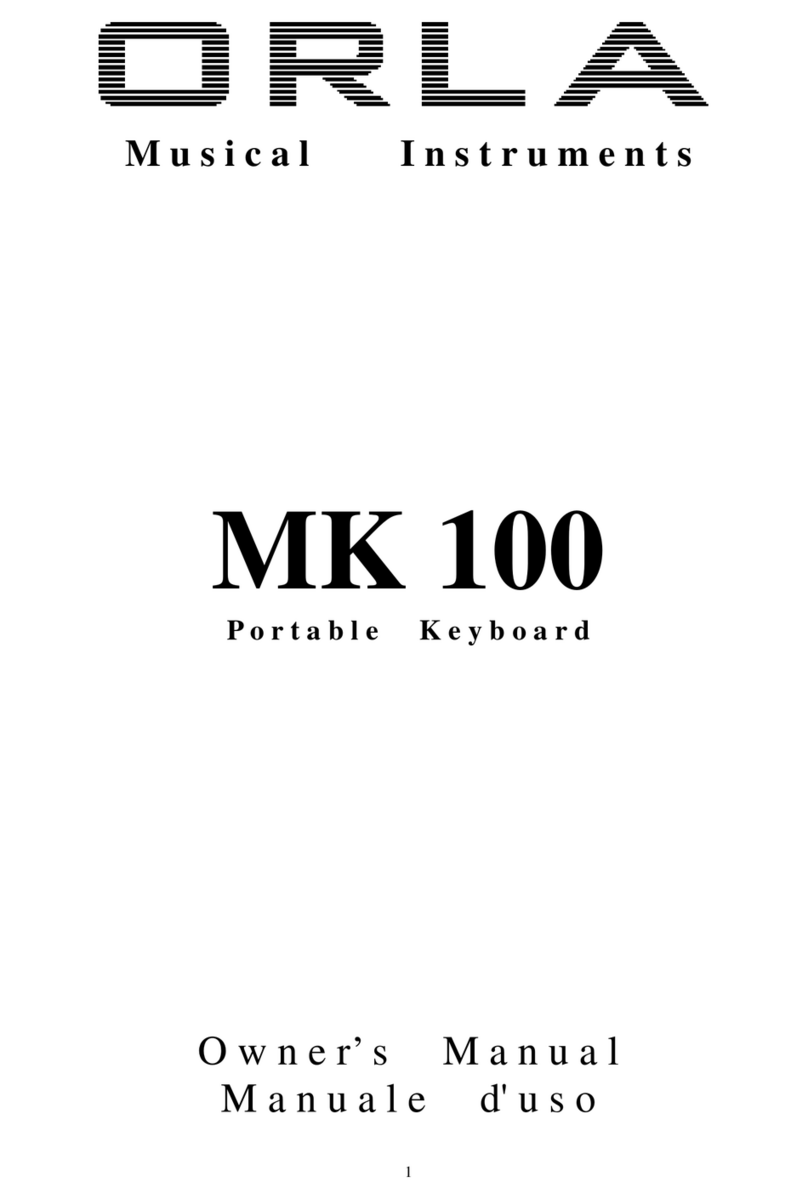 Orla MK 100 User manual
