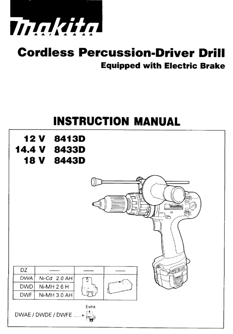 Makita 8433D instruction manual