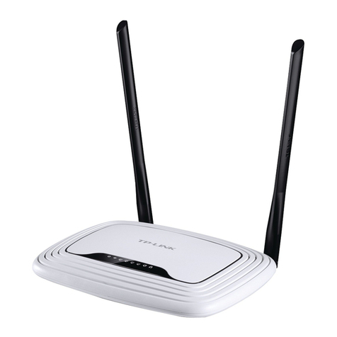 TP-Link TL-WR841ND - Wireless N Router Atheros 2T2R 2.4GHz 802.11n... user guide