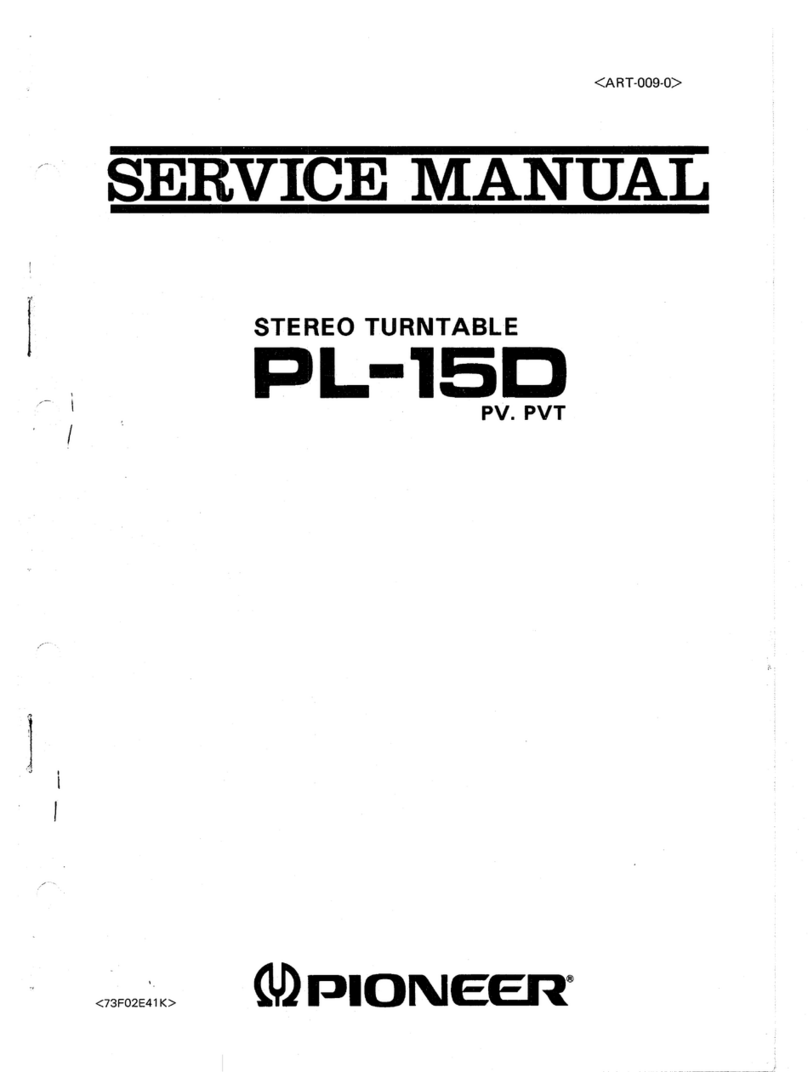 Pioneer P-15D Service manual