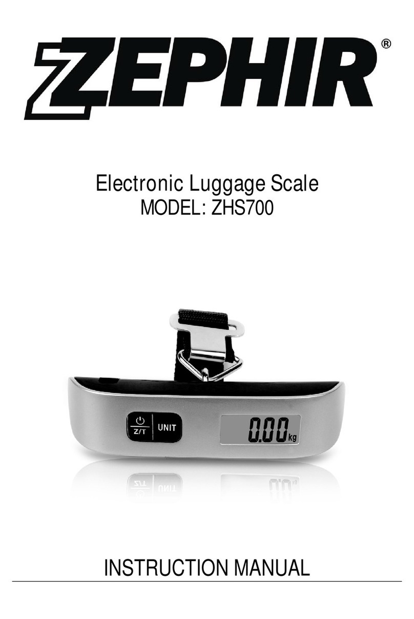 Zephir ZHS700 User manual