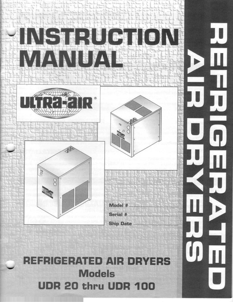 Ultra-air UDR 20 instruction manual