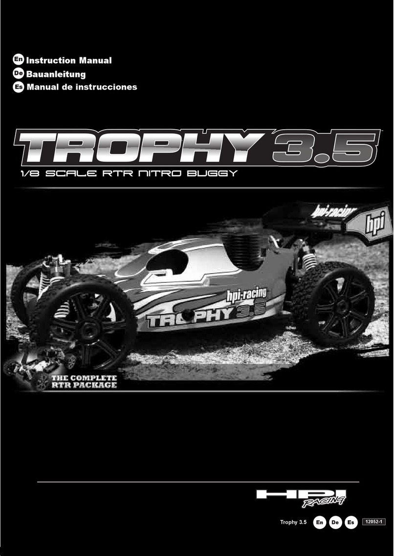 HPI Racing TROPHY 3.5 instruction manual