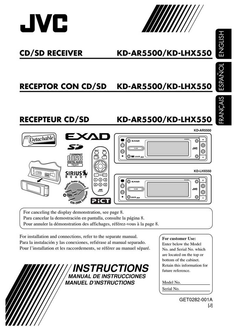 JVC KD-AR5500 User manual