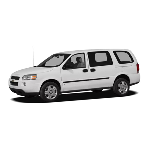 Chevrolet 2005 Uplander Quick start guide Chevrolet 2005 Uplander Quick start guide