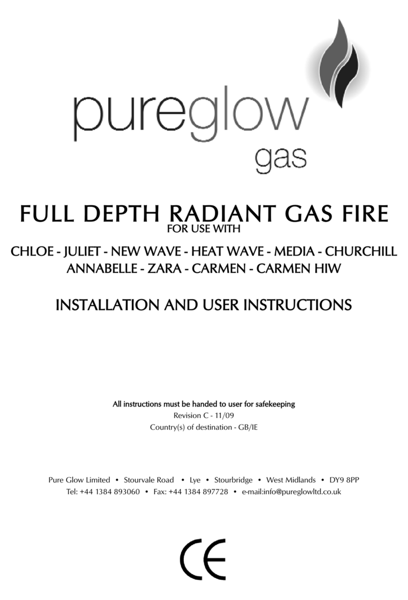Pure Glow CHLOE Installation and user instructions