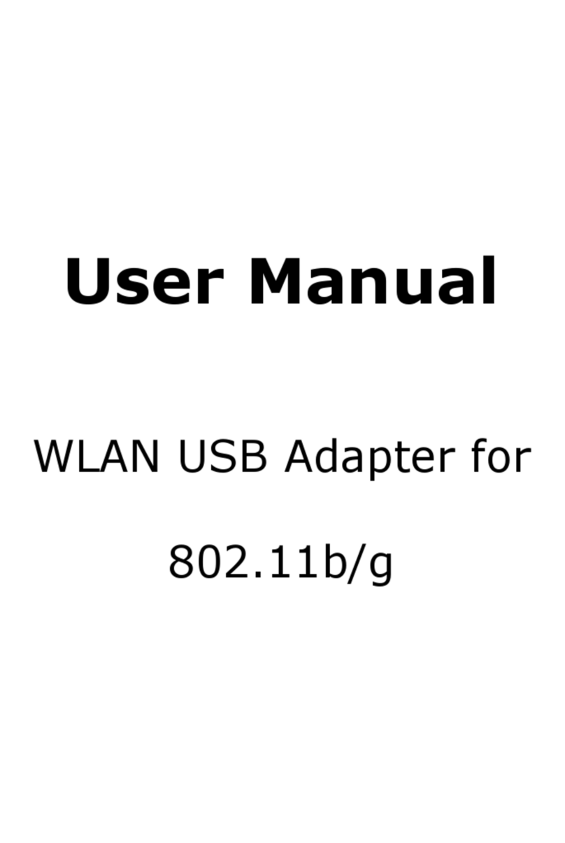 Ralink WLAN USB Adapter for 802.11b/g user manual