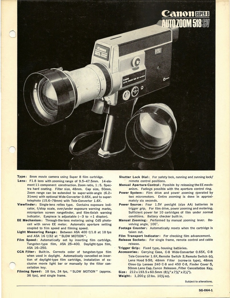 Canon Super 8 quick guide