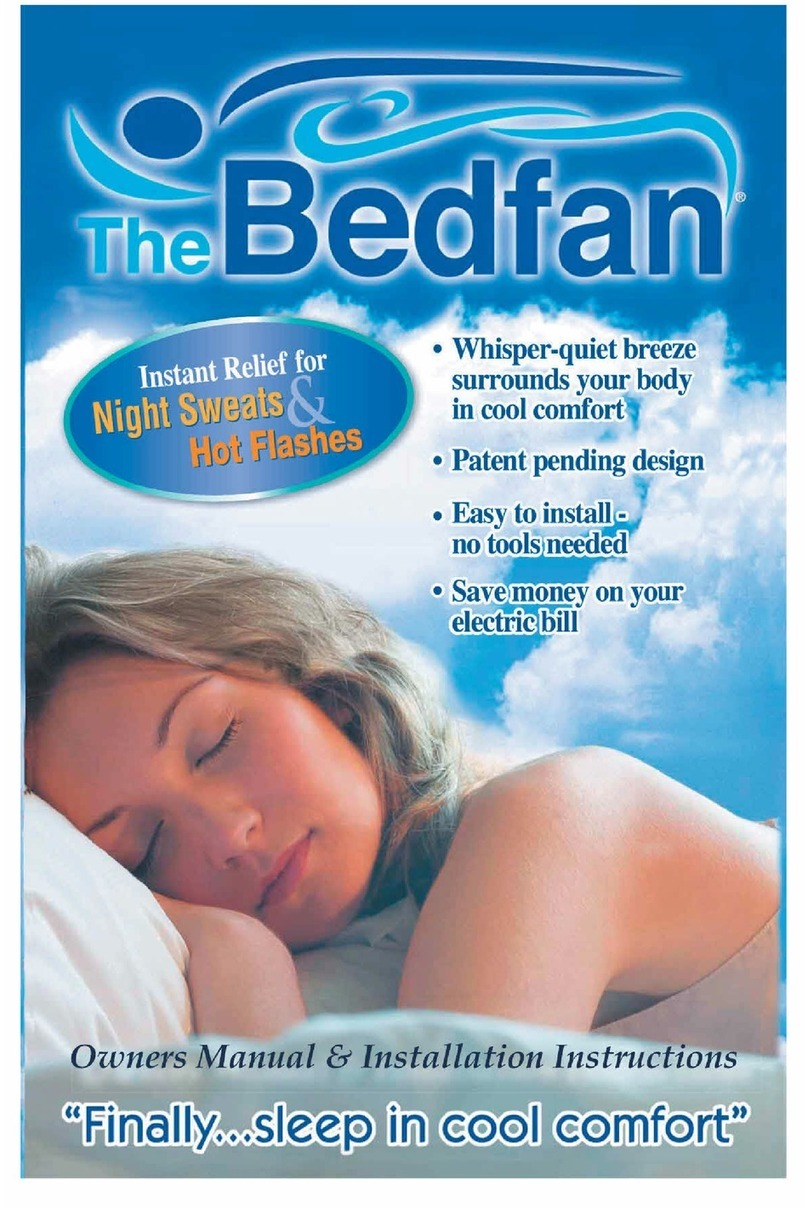 Tompkins Research Bedfan instruction manual