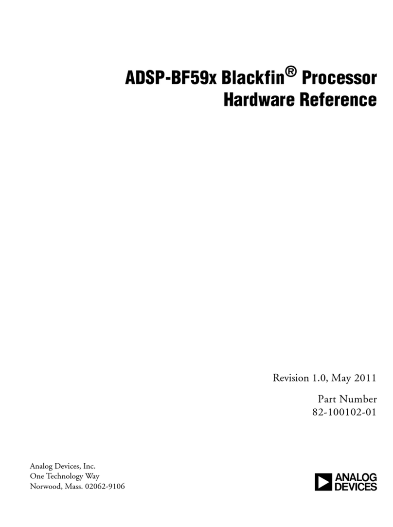 Analog Devices ADSP-BF59x Blackfin Application guide