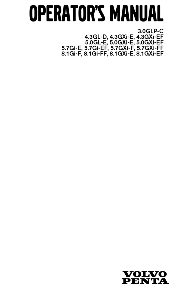 Volvo Penta 3.0GLP-C owner's manual