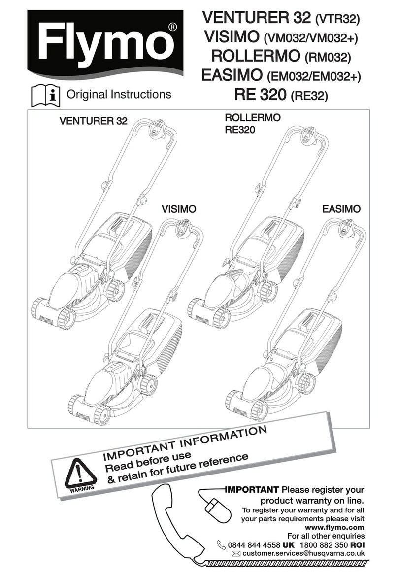 Flymo VENTURER 32 Original instructions