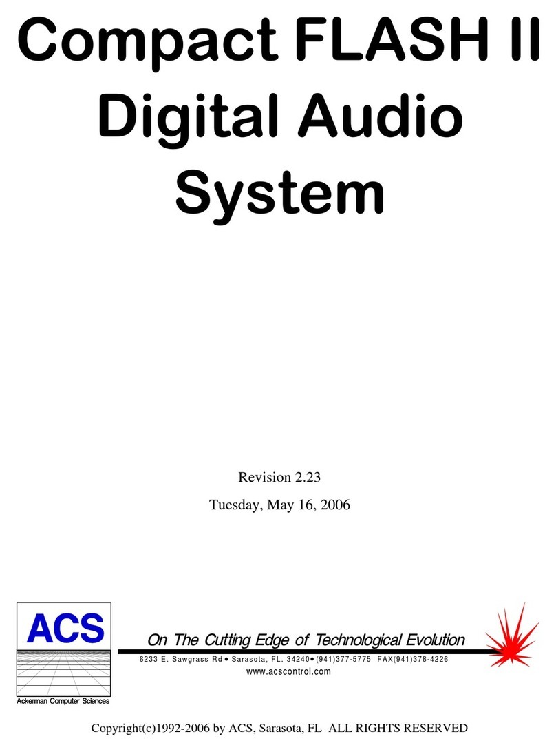 ACS CFSound-II user manual