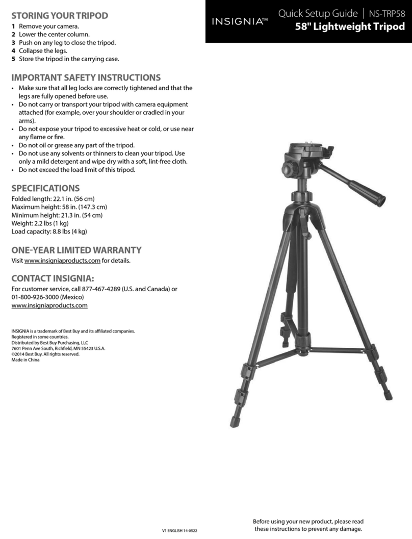 Insignia NS-TPR58 Quick setup guide