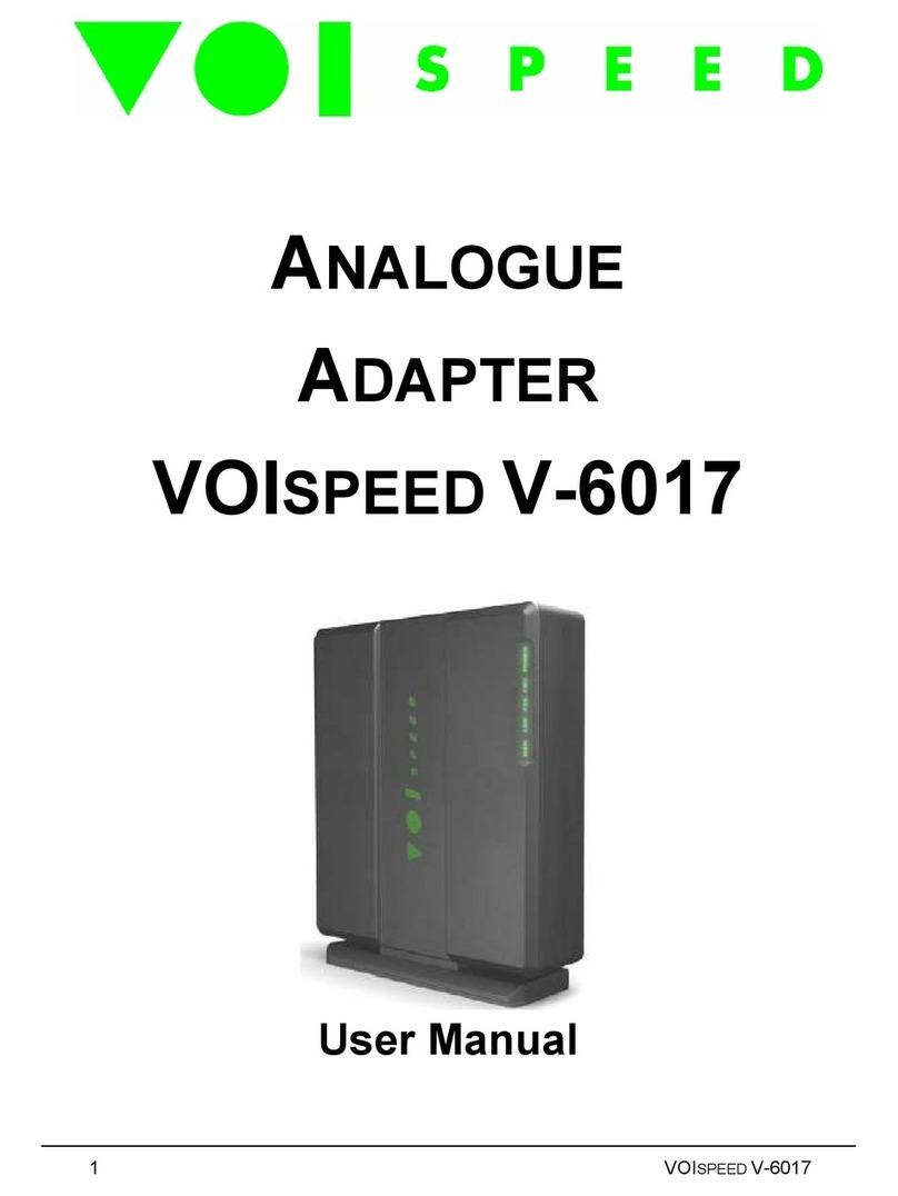 VOIspeed V-6017 user manual VOIspeed V-6017 user manual