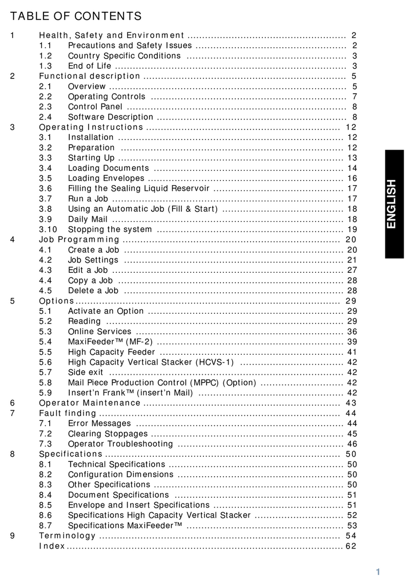 Neopost HCVS-1 user manual