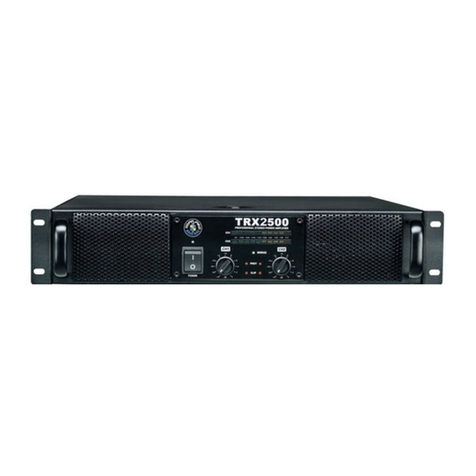 Topp Music Gear TRX2500 owner's manual