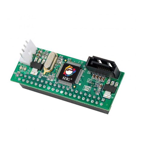 SIIG SATA-to-IDE Adapter Quick installation guide