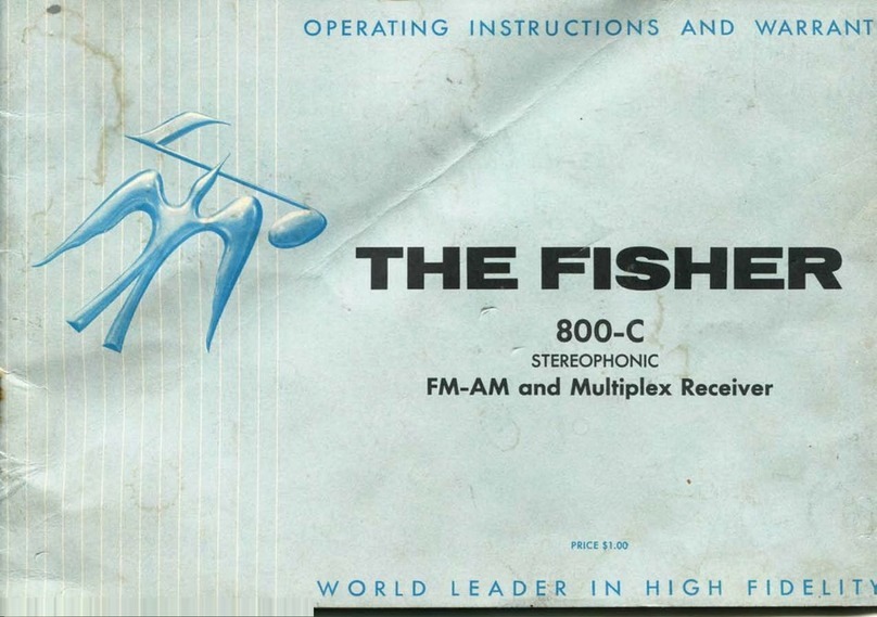 Fisher 800-C Installation guide Fisher 800-C Installation guide