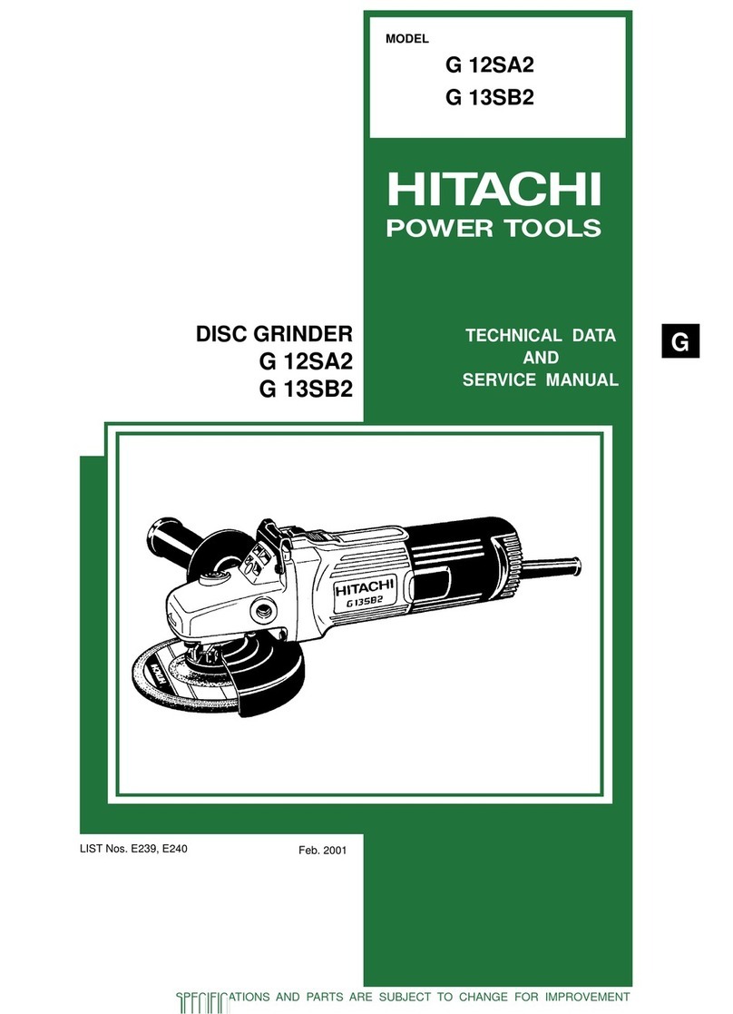 Hitachi G 12SA2 Manual